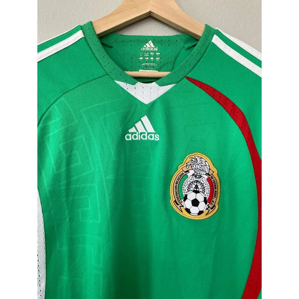 Official Adidas Mexico 2009/10 FORMOTION Player Issue Home Soccer Jersey Green S
